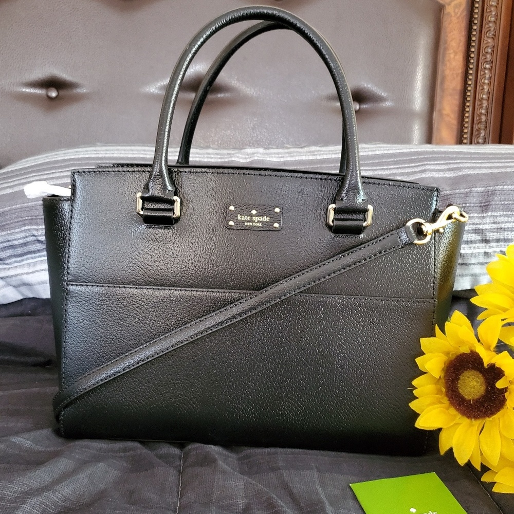 Kate Spade ♠️ Black Satchel Womens Handbag